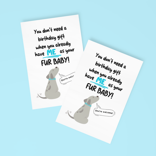 Fur Baby Card