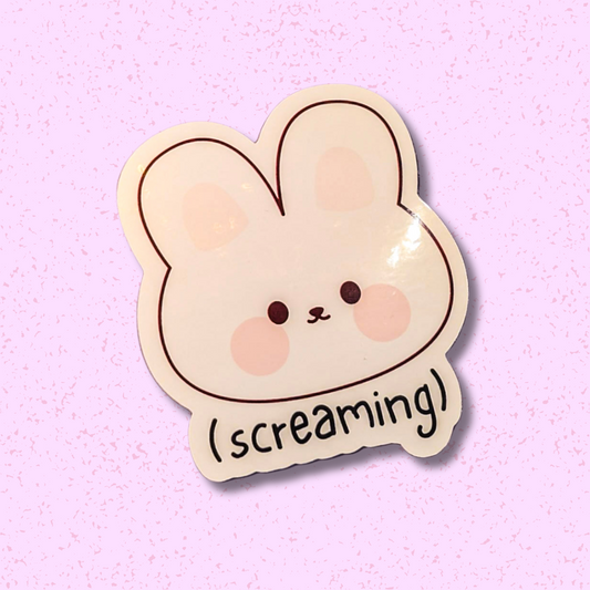 Screaming Sticker