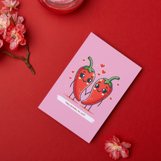 Happy Birthday Hot Stuff Card