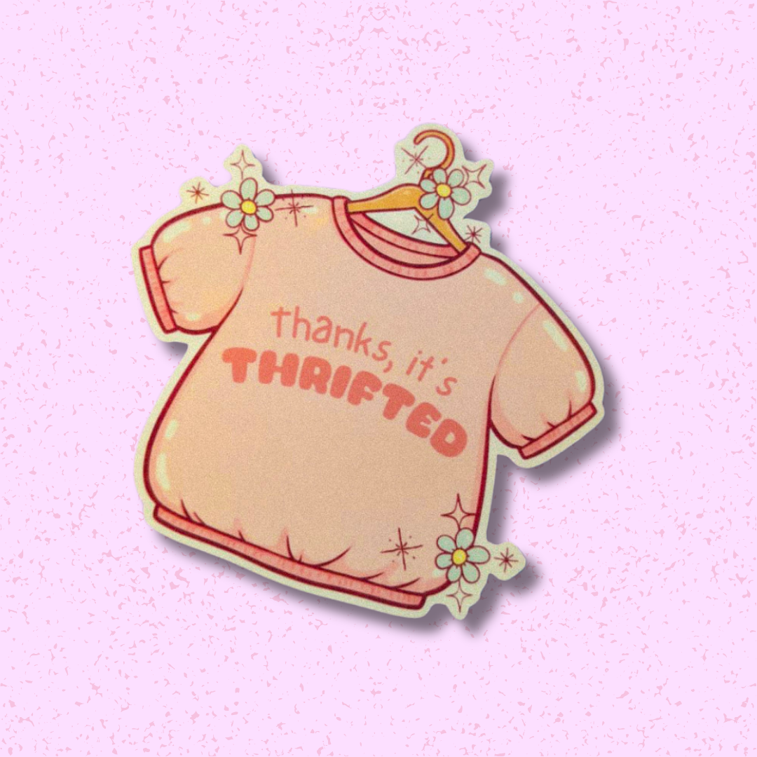 Thrifted Sticker