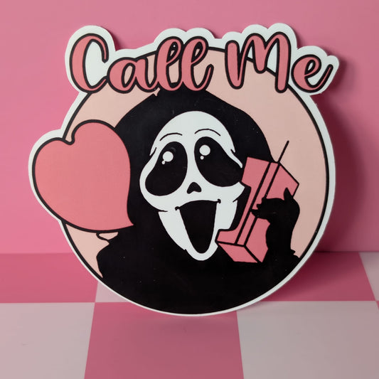 Call Me Sticker
