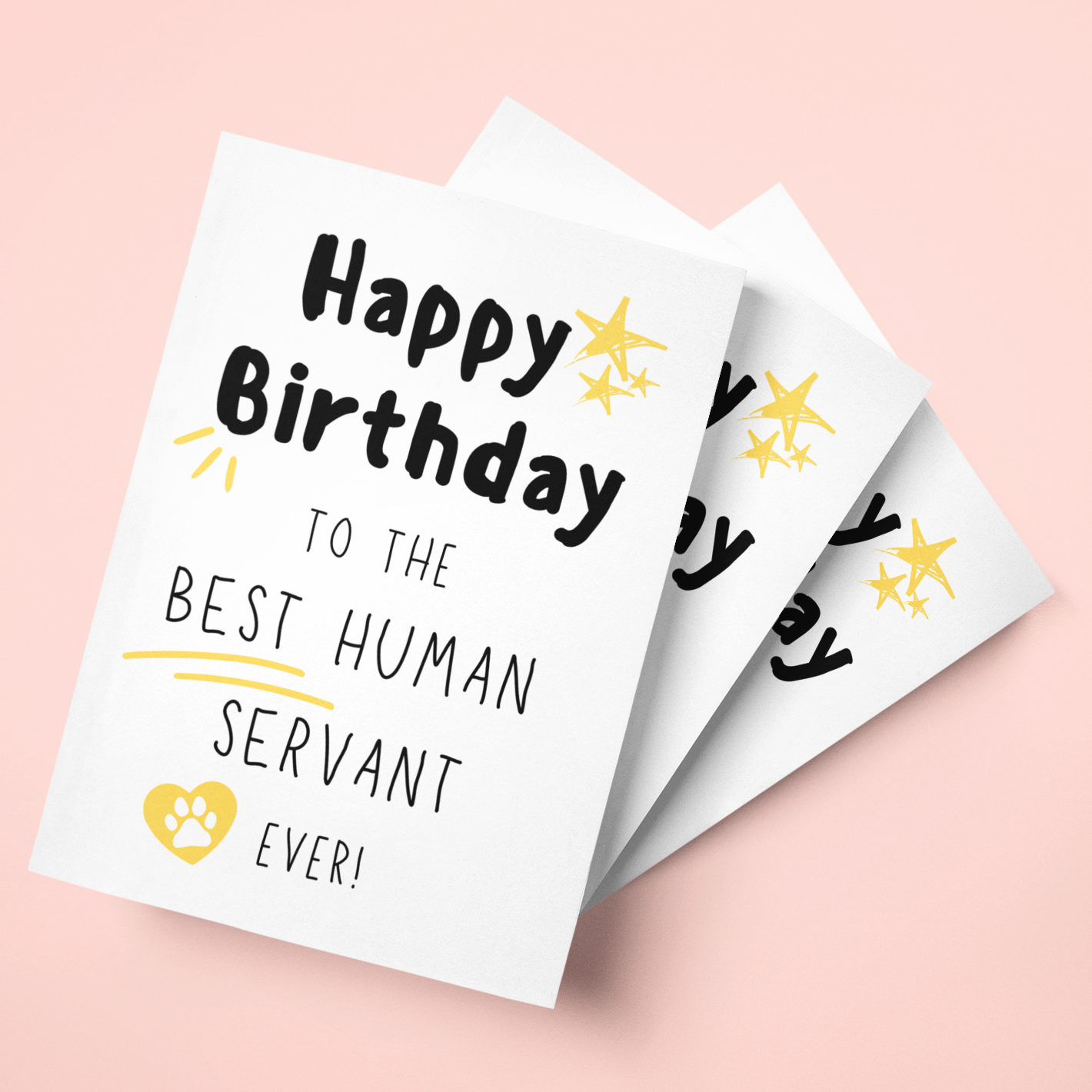 Human Servant Card