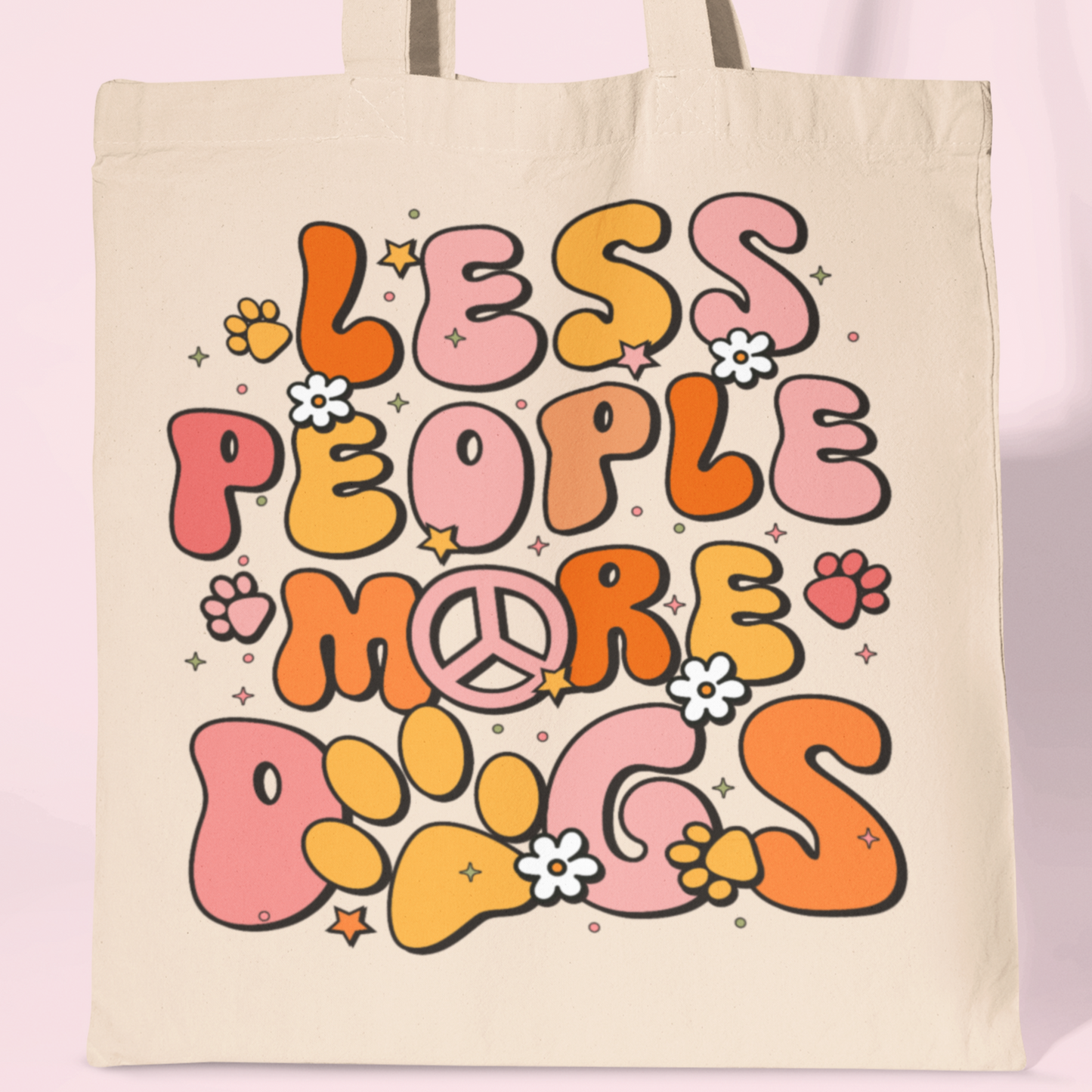 Less People Tote Bags