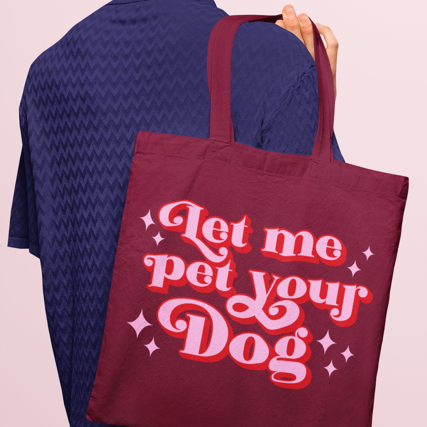 Pet Your Dog Tote Bag